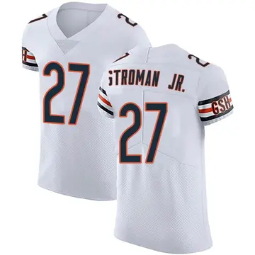 Nike Greg Stroman Jr. Men's Elite Chicago Bears White Vapor Untouchable Jersey