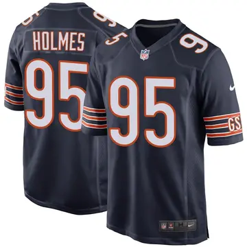 Nike Jalyn Holmes Men's Game Chicago Bears Navy Team Color Jersey