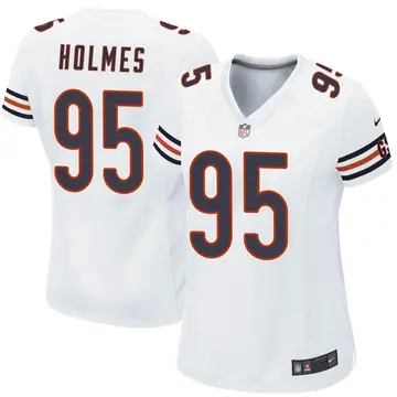 Nike Jalyn Holmes Women's Game Chicago Bears White Jersey