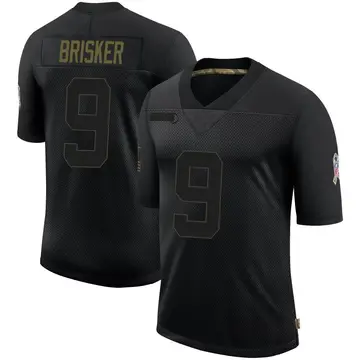 Nike Jaquan Brisker Men's Limited Chicago Bears Black 2020 Salute To Service Jersey