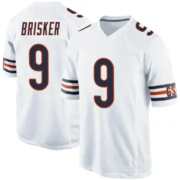 Nike Jaquan Brisker Youth Game Chicago Bears White Jersey
