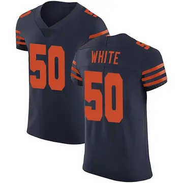 Nike Javin White Men's Elite Chicago Bears Navy Blue Alternate Vapor Untouchable Jersey