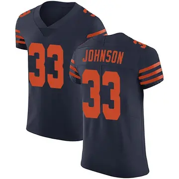 Nike Jaylon Johnson Men's Elite Chicago Bears Navy Blue Alternate Vapor Untouchable Jersey