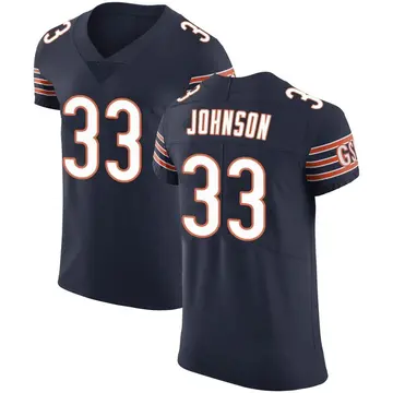 Nike Jaylon Johnson Men's Elite Chicago Bears Navy Team Color Vapor Untouchable Jersey