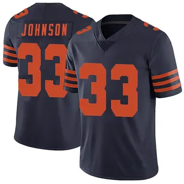 Nike Jaylon Johnson Men's Limited Chicago Bears Navy Blue Alternate Vapor Untouchable Jersey