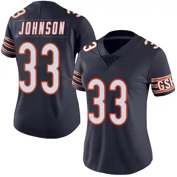 Nike Jaylon Johnson Women's Limited Chicago Bears Navy Team Color Vapor Untouchable Jersey