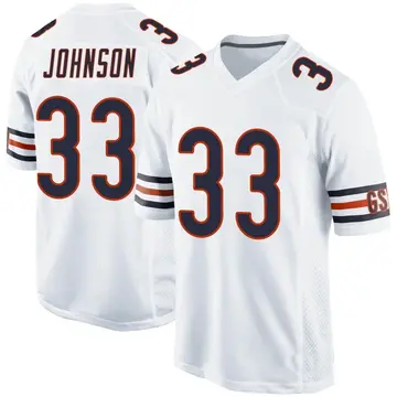 Nike Jaylon Johnson Youth Game Chicago Bears White Jersey