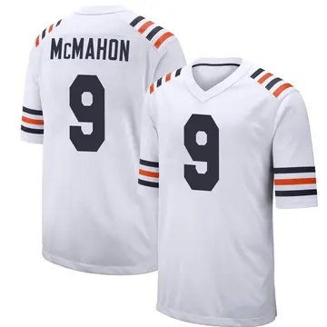 Nike Jim McMahon Men's Game Chicago Bears White Alternate Classic Jersey