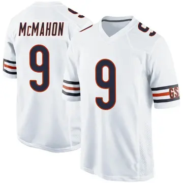 Nike Jim McMahon Men's Game Chicago Bears White Jersey