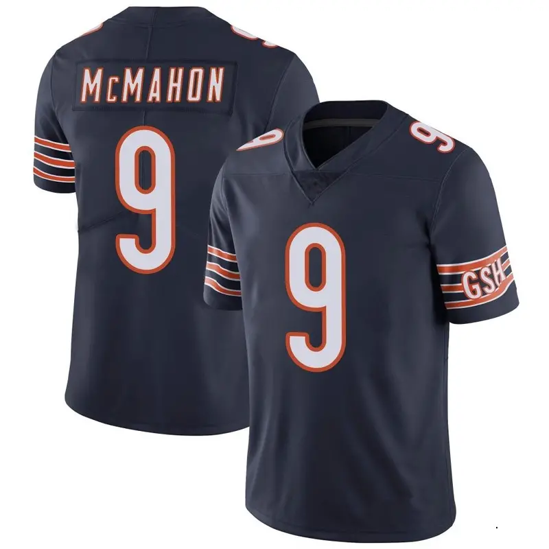 Nike Jim McMahon Men's Limited Chicago Bears Navy Team Color Vapor Untouchable Jersey