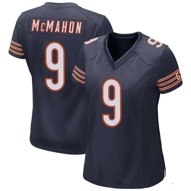 Nike Jim McMahon Women's Game Chicago Bears Navy Team Color Jersey