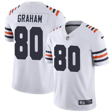 Nike Jimmy Graham Men's Limited Chicago Bears White Alternate Classic Vapor Jersey