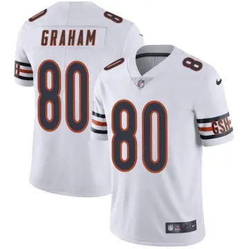 Nike Jimmy Graham Men's Limited Chicago Bears White Vapor Untouchable Jersey
