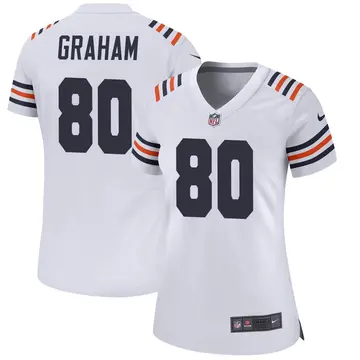 Nike Jimmy Graham Women's Game Chicago Bears White Alternate Classic Jersey