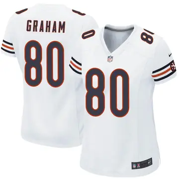 Nike Jimmy Graham Women's Game Chicago Bears White Jersey