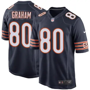Nike Jimmy Graham Youth Game Chicago Bears Navy Team Color Jersey
