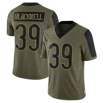 Nike Josh Blackwell Youth Limited Chicago Bears Olive 2021 Salute To Service Jersey