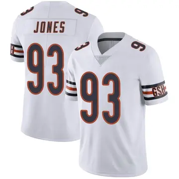 Nike Justin Jones Men's Limited Chicago Bears White Vapor Untouchable Jersey