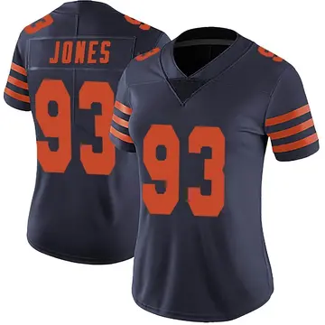 Nike Justin Jones Women's Limited Chicago Bears Navy Blue Alternate Vapor Untouchable Jersey