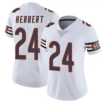 Nike Khalil Herbert Women's Limited Chicago Bears White Vapor Untouchable Jersey