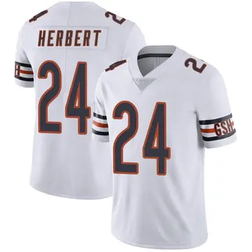 Nike Khalil Herbert Youth Limited Chicago Bears White Vapor Untouchable Jersey