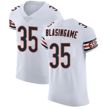 Nike Khari Blasingame Men's Elite Chicago Bears White Vapor Untouchable Jersey