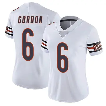 Nike Kyler Gordon Women's Limited Chicago Bears White Vapor Untouchable Jersey