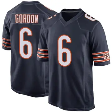 Nike Kyler Gordon Youth Game Chicago Bears Navy Team Color Jersey