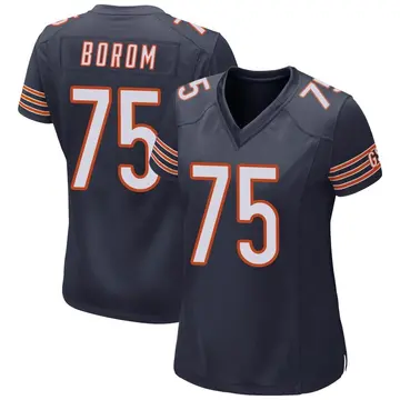 Nike Larry Borom Women's Game Chicago Bears Navy Team Color Jersey