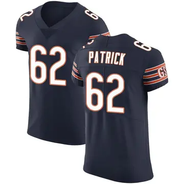 Nike Lucas Patrick Men's Elite Chicago Bears Navy Team Color Vapor Untouchable Jersey