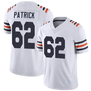 Nike Lucas Patrick Men's Limited Chicago Bears White Alternate Classic Vapor Jersey