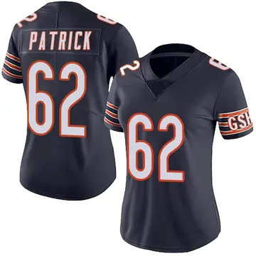 Nike Lucas Patrick Women's Limited Chicago Bears Navy Team Color Vapor Untouchable Jersey