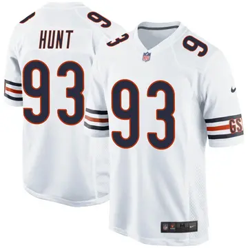 Nike Margus Hunt Men's Game Chicago Bears White Jersey