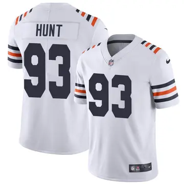 Nike Margus Hunt Men's Limited Chicago Bears White Alternate Classic Vapor Jersey