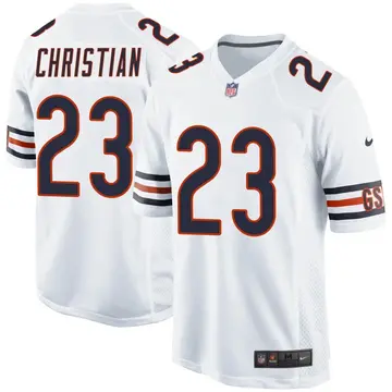 Nike Marqui Christian Youth Game Chicago Bears White Jersey