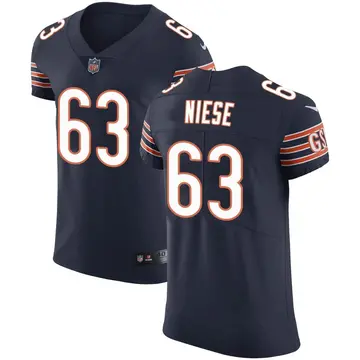 Nike Michael Niese Men's Elite Chicago Bears Navy Team Color Vapor Untouchable Jersey