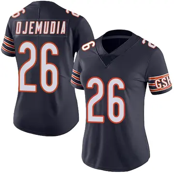Nike Michael Ojemudia Women's Limited Chicago Bears Navy Team Color Vapor Untouchable Jersey