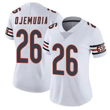 Nike Michael Ojemudia Women's Limited Chicago Bears White Vapor Untouchable Jersey