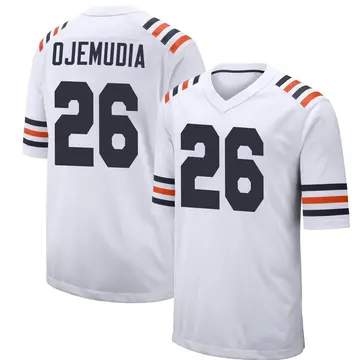 Nike Michael Ojemudia Youth Game Chicago Bears White Alternate Classic Jersey