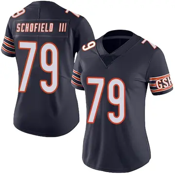 Nike Michael Schofield III Women's Limited Chicago Bears Navy Team Color Vapor Untouchable Jersey
