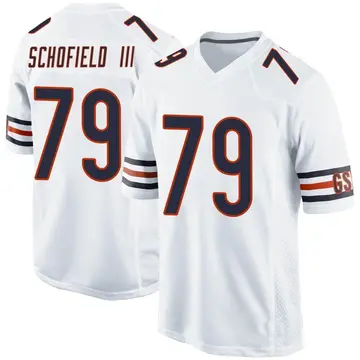 Nike Michael Schofield III Youth Game Chicago Bears White Jersey