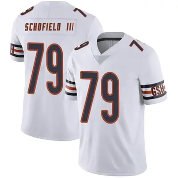 Nike Michael Schofield III Youth Limited Chicago Bears White Vapor Untouchable Jersey