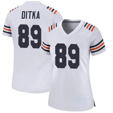 Nike Mike Ditka Women's Game Chicago Bears White Alternate Classic Jersey