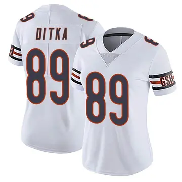 Nike Mike Ditka Women's Limited Chicago Bears White Vapor Untouchable Jersey