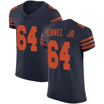 Nike Mike Pennel Jr. Men's Elite Chicago Bears Navy Blue Alternate Vapor Untouchable Jersey