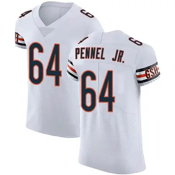 Nike Mike Pennel Jr. Men's Elite Chicago Bears White Vapor Untouchable Jersey