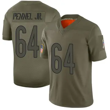 Nike Mike Pennel Jr. Men's Limited Chicago Bears Camo 2019 Salute to Service Jersey