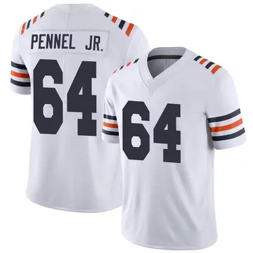 Nike Mike Pennel Jr. Men's Limited Chicago Bears White Alternate Classic Vapor Jersey