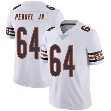 Nike Mike Pennel Jr. Men's Limited Chicago Bears White Vapor Untouchable Jersey