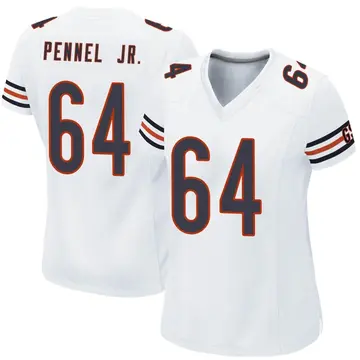 Nike Mike Pennel Jr. Women's Game Chicago Bears White Jersey